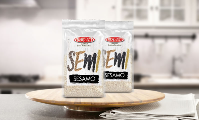 Sesame seeds.